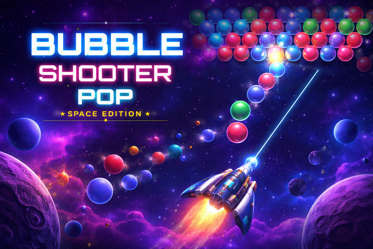 Bubble Shooter Pop - Space Edition